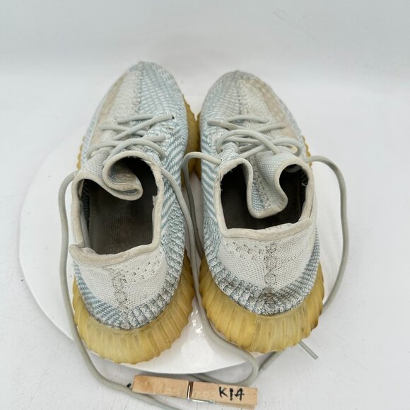 Adidas Yeezy Boost 350 V2 Men Sz 11 FW3043 Cloud White Blue Non-Reflective Shoes - Picture 9 of 11